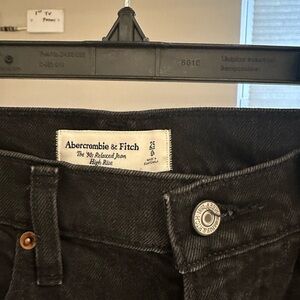Abercrombie & Fitch Charcoal High Rise Jeans